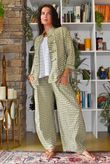 Nonni Gingam Napoleon Jacket Olive